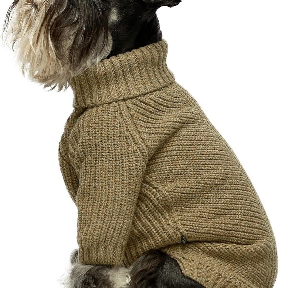 Thermal Knitted Dog Sweater Doggy Winter Coat Pet Clothes Doggie Turtleneck Jack